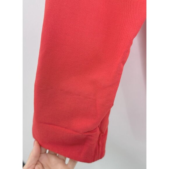 Draper & Damon’s Bright Red Open Front U Lined Blazer Sweater Sz 12‎ Canada - Picture 5 of 11